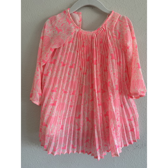 Gap Sarah Jessica Parker Other - Gap Sarah Jessica Parker Pink Unicorn Print Girls Dress 2T